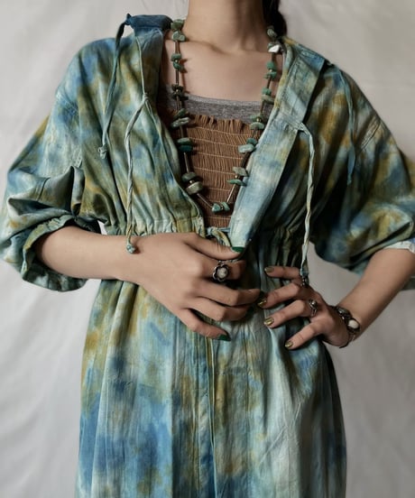 【RE;CIRCLE】  RE Tie-dyed Medical S/S Gown②/20210819-036