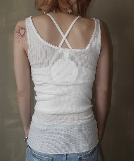 【RE;CIRCLE】 Re Embroidered Camisole Top  /  250724-019