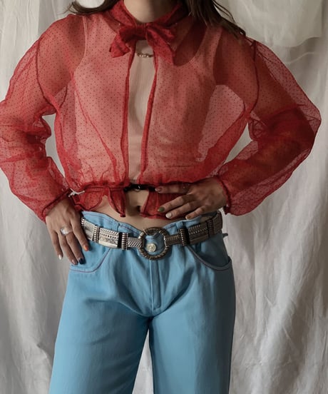 【USED】  See-through Top③/210506-037