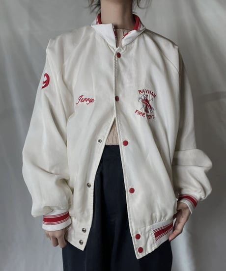 【USED】　Nylon Stadium Jumper/220127-011