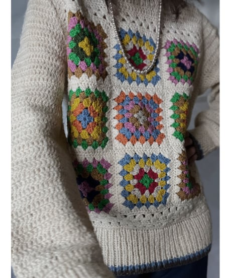 【USED】 Alan Knit L/S Top①/ 220120-054