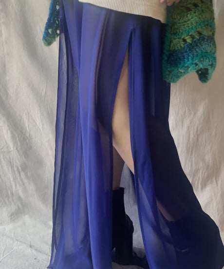 【USED】 See-through Long Skirt/210303-029