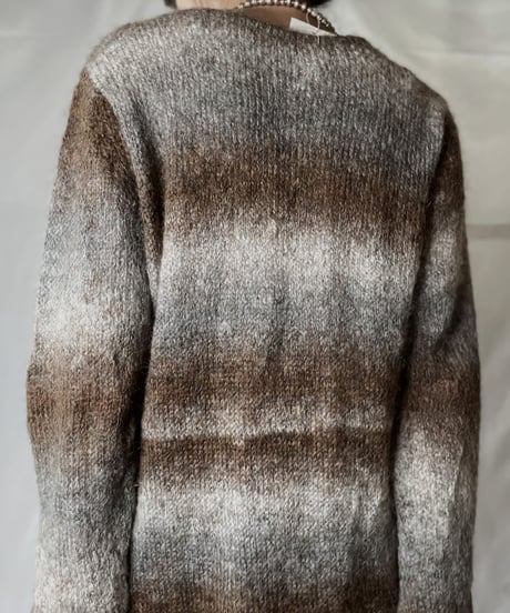 【USED】  Mohair Knit Long Gown/220127-022