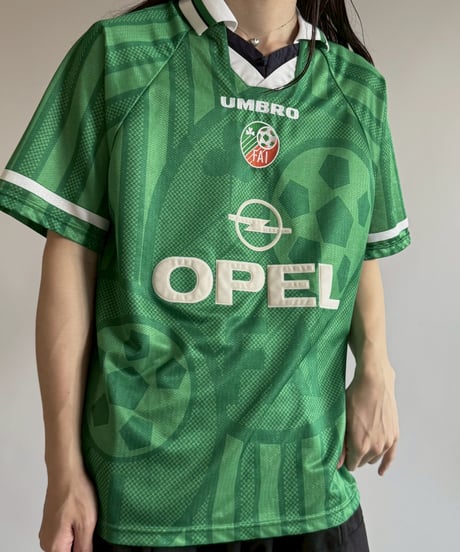 【USED】 UMBRO 90's IRELAMD Soccer Shirt/ 250607-046