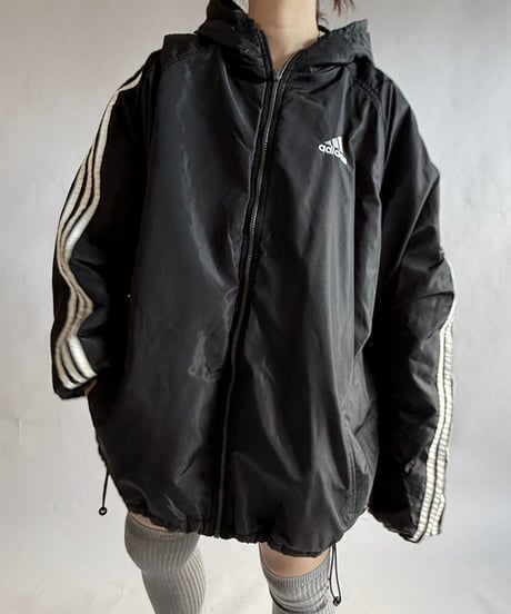 【USED】 90's adidas Reversible Nylon Jacket  /241223-013