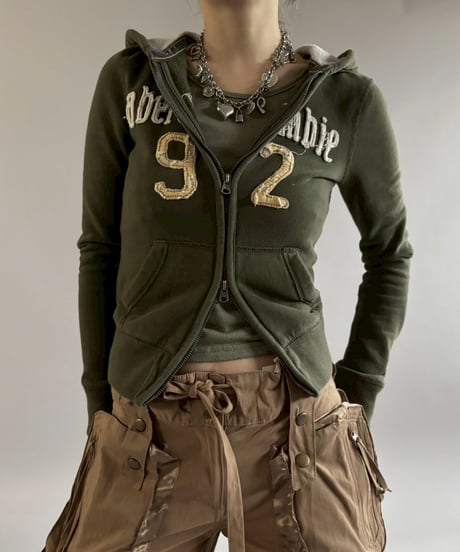 【USED】 Abercrombie Zip Parka / 260221-006
