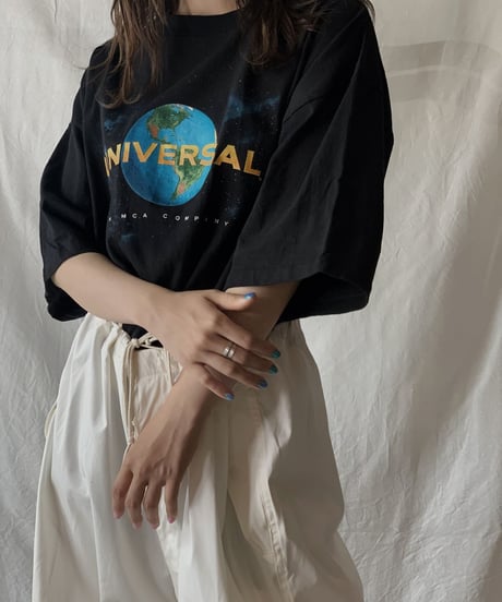 【USED】S/S T-shirt UNIVERSAL /210602-018