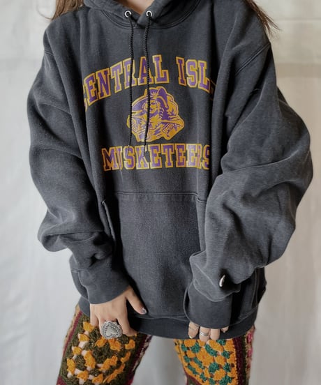 【USED】  Champion Reverse Weave Hoodie CENTRAL ISLIP/210902-025