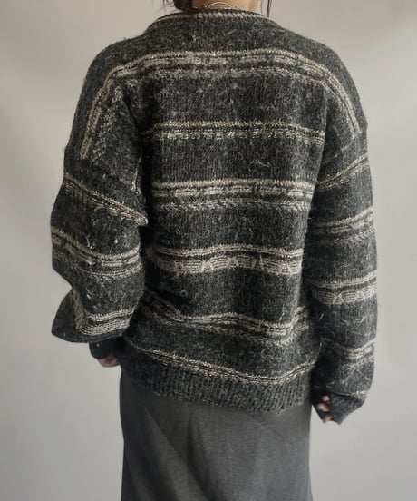 【USED】 Made in ITALY Wool Knit Top / 231028-005