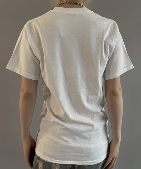 【USED】 06's JERZEES American Football Newspaper T-Shirt / 260607-016
