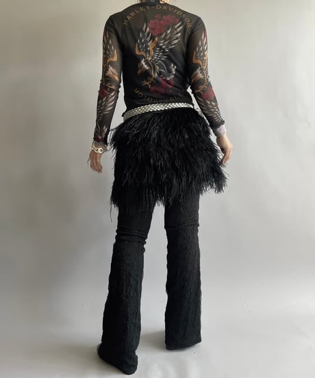 【USED】 Fur Mini Skirt/ 240914-023