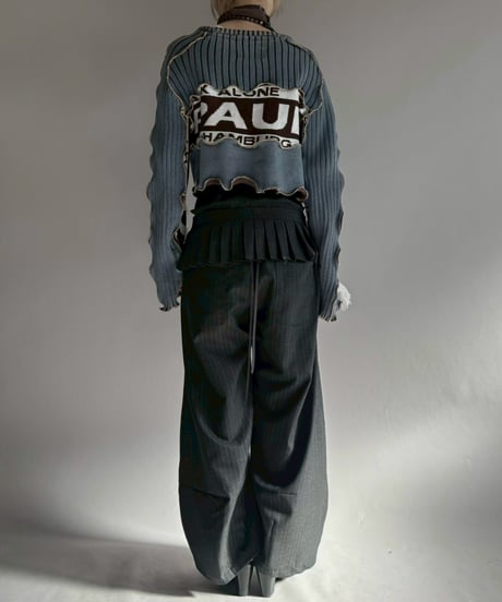 【RE;CIRCLE】 RE Mellow Ribbon Knit Top + Tie / 260122-016