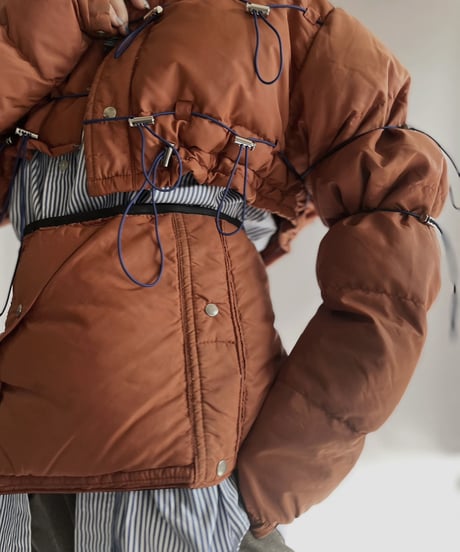 【RE;CIRCLE】 RE Draw Code Short Down Jacket + Sacosh / 230126-008