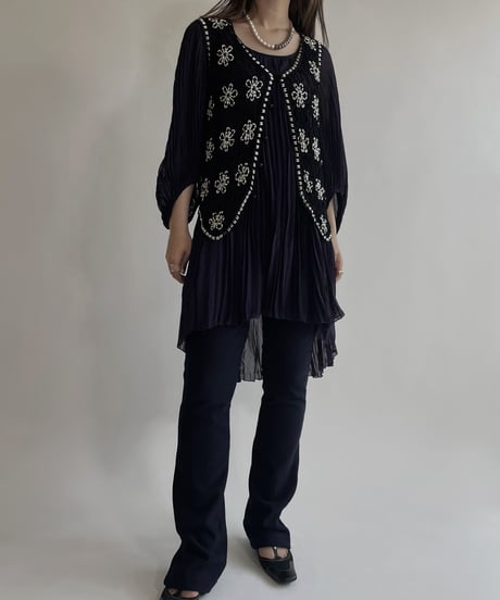 【USED】 Crochet Vest / 220430-017