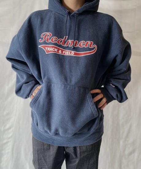 【USED】  Champion Reverse Weave Hoodie Redman/210902-036