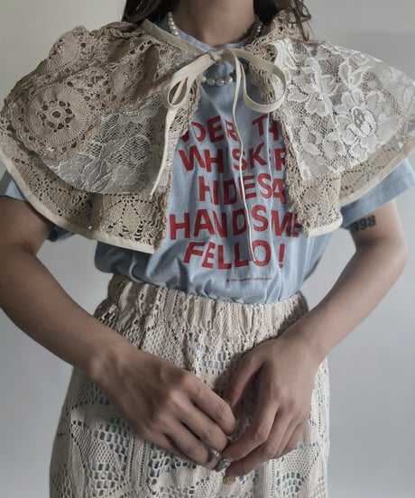 【RE;CIRCLE】 RE Crochet Lace Detachable Collar / 220623-034