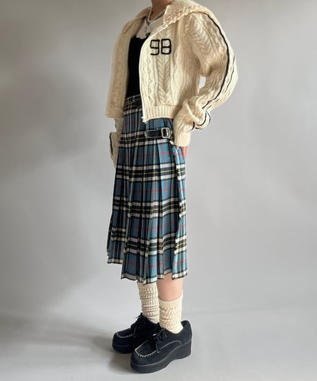【USED】 Made in Scotland Kilt Skirt /250213-012