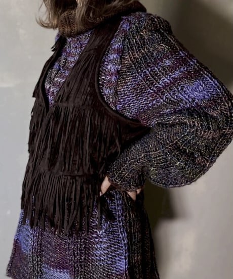 【USED】 Fake Suede Vest  / 201121-007
