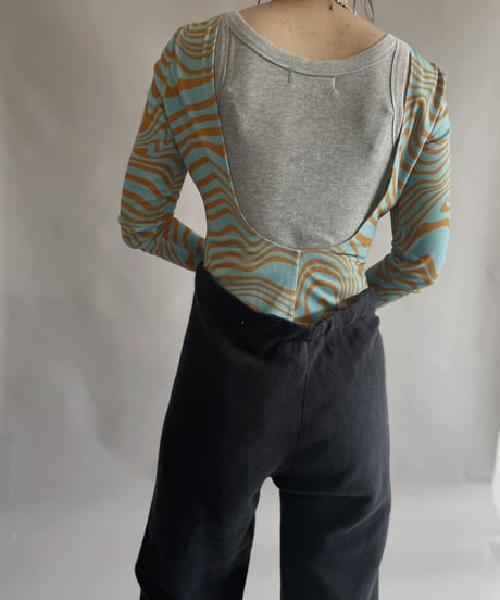 【USED】 Patterned L/S Leotard / 230408-020