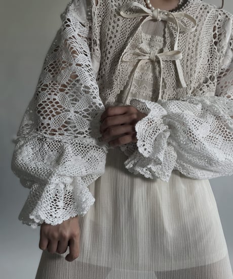 【RE;CIRCLE】 RE Crochet Bolero / 220623-023