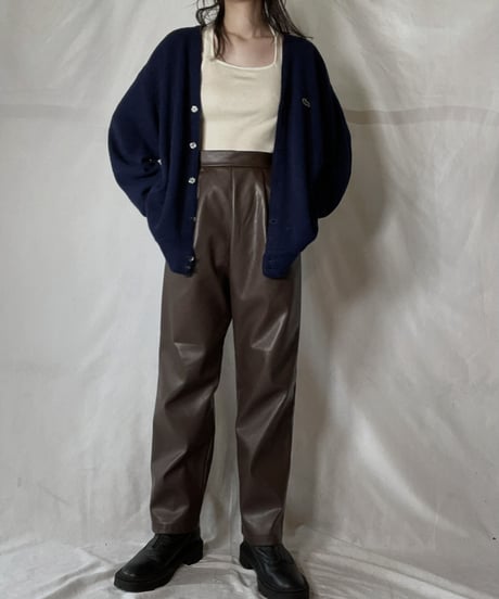 【USED】 LACOSTE Acrylic Knit Cardigan  ③ / 220111-003