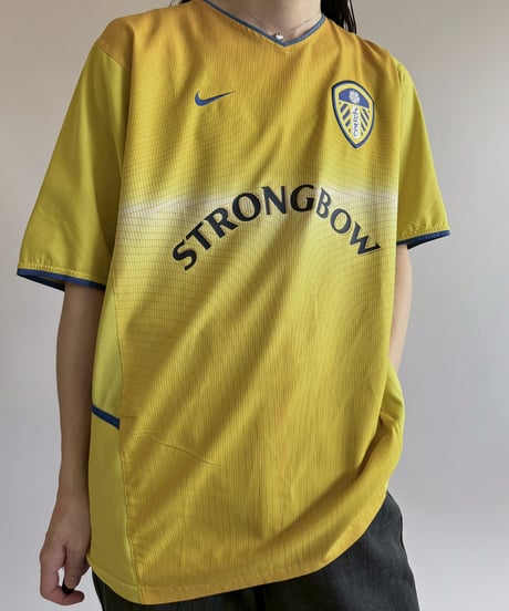 【USED】 Nike 02~03's Leeds United KEWELL Soccer Shirt/ 250607-038