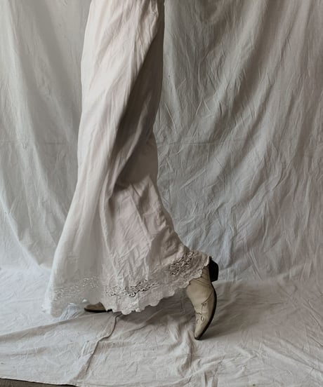 【USED】 White Cotton Camisole Dress②/210421-010