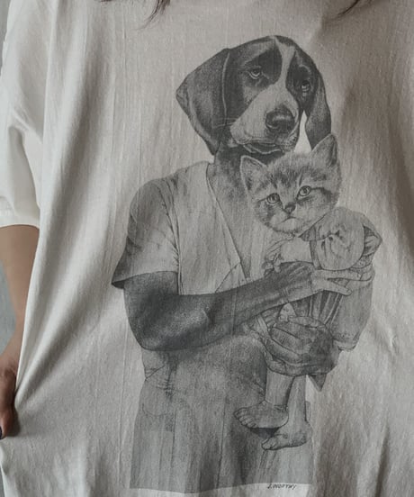 【USED】S/S T-shirt DOG⑩/210604-023