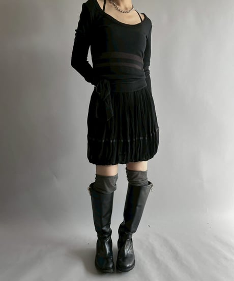 【USED】 Cop.Copine Balloon Hem One-Piece  /251014-020