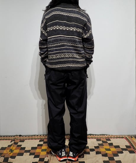 【USED】 Patterned MELANGE Knit Top /240205-002