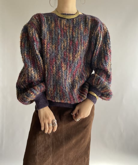 【USED】 Hewlett Knitting Mills Knit Sweater  / 221217-017