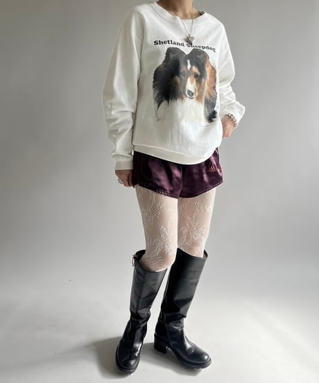 【USED】 Made in USA 90's Calcru Shetland Sheepdog Sweat /250215-009