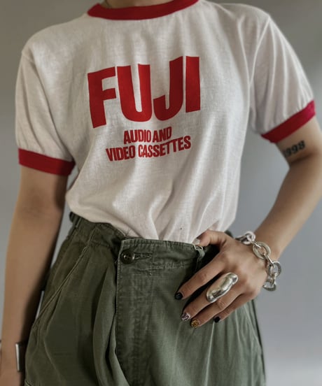 【USED】 Made in USA  Fuji S/S Ringer T-Shirts / 230805-007