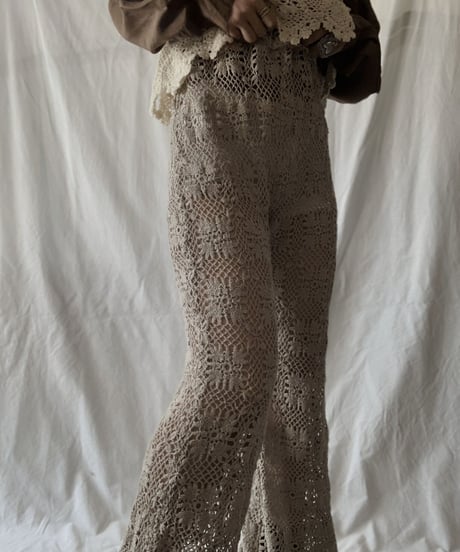 【RE;CIRCLE】 RE Crochet Pants② / 210611-015