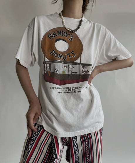 【USED】 Randy's Donuts Short Sleeved T-shirt / 220625-018