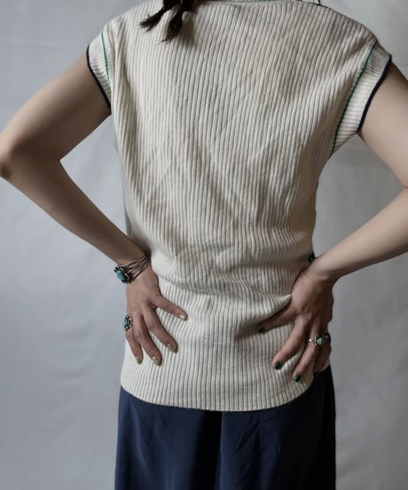 【USED】  Crochet Vest/20210819-018