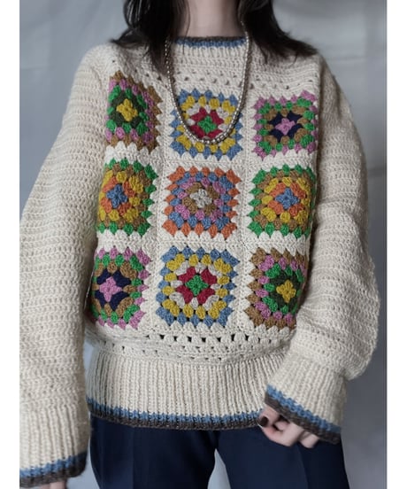 【USED】 Alan Knit L/S Top①/ 220120-054