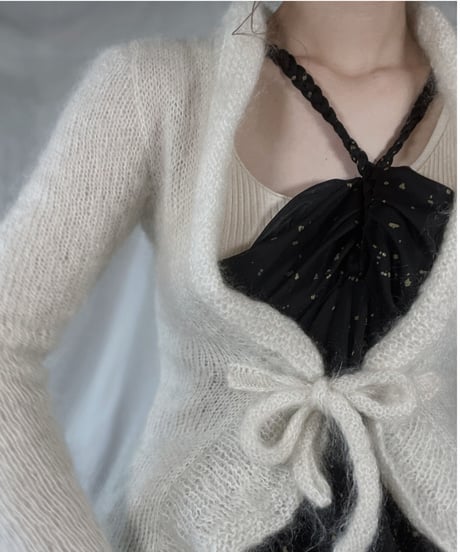 【USED】    Mohair Knit Cardigan/211216-019