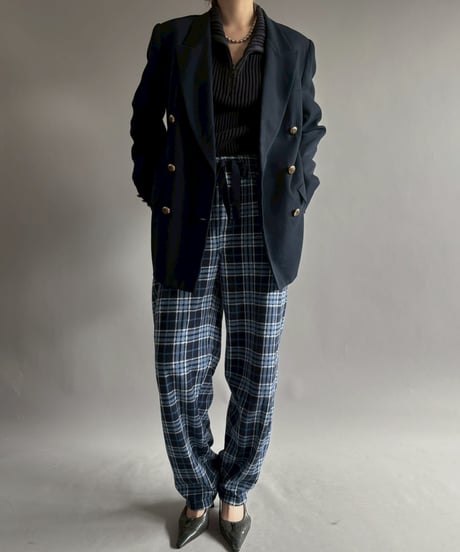 【USED】 Navy Blazer / 251129-012
