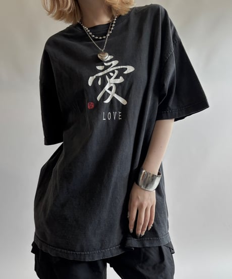 【USED】 00's 愛 LOVE T-Shirt /250823-020