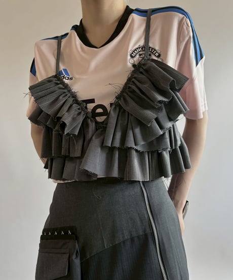 【RE;CIRCLE】 RE Suit Frill Bustier / 250717-006