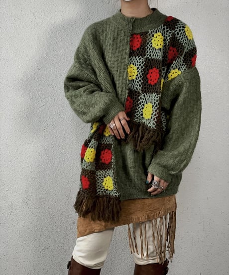 【RE;CIRCLE】 Granny Knit Sweater /210125-006