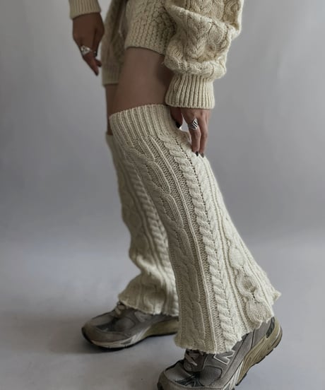 【RE;CIRCLE】 RE Alan Knit Leg Cover / 221006-024