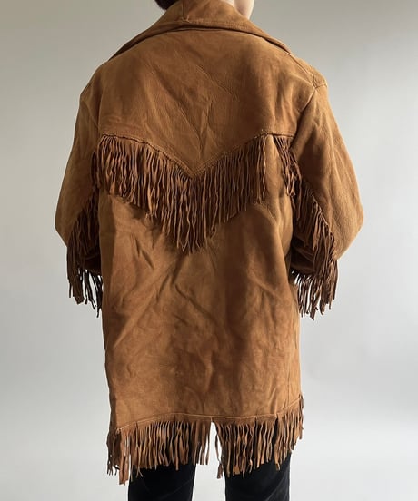 【USED】 Suede Fringe Jacket /250301-001