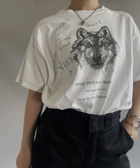 【USED】   S/S Wolf T-Shirt / 230729-011