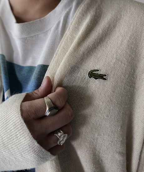 【USED】   LACOSTE Knit Cardigan②/211007-003
