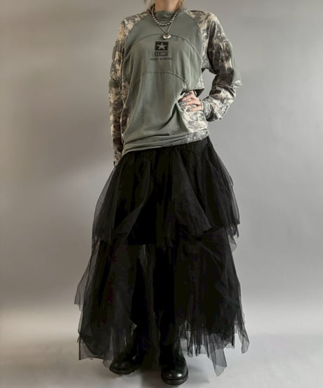 【USED】 Tiered Tulle Skirt / 251101-024