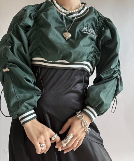 【RE;CIRCLE】 RE Nylon Code Top /  241223-008