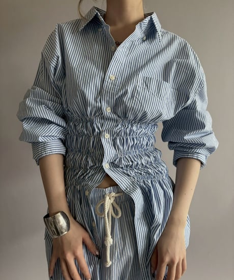 【RE;CIRCLE】 RE Shirring Shirt / 260409-013