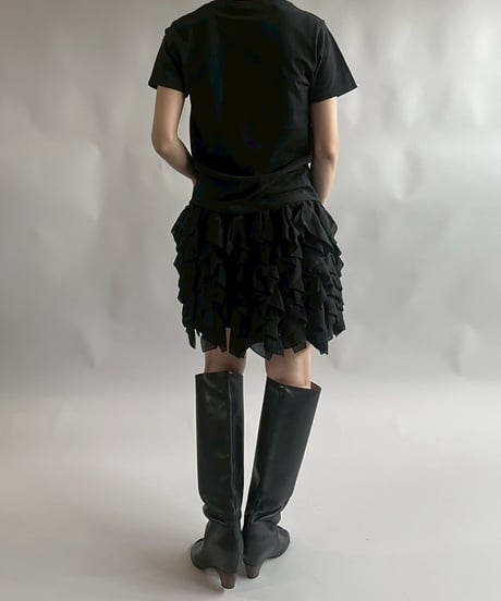 【USED】 RESIZED 00s message T-Shirt / 250830-022